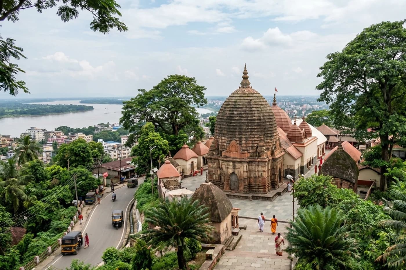 Guwahati, Assam and Meghalaya — route landscape created for this tour guide