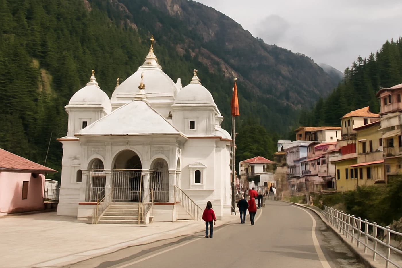 Yamunotri and Gangotri leg, Uttarakhand — route landscape created for this tour guide