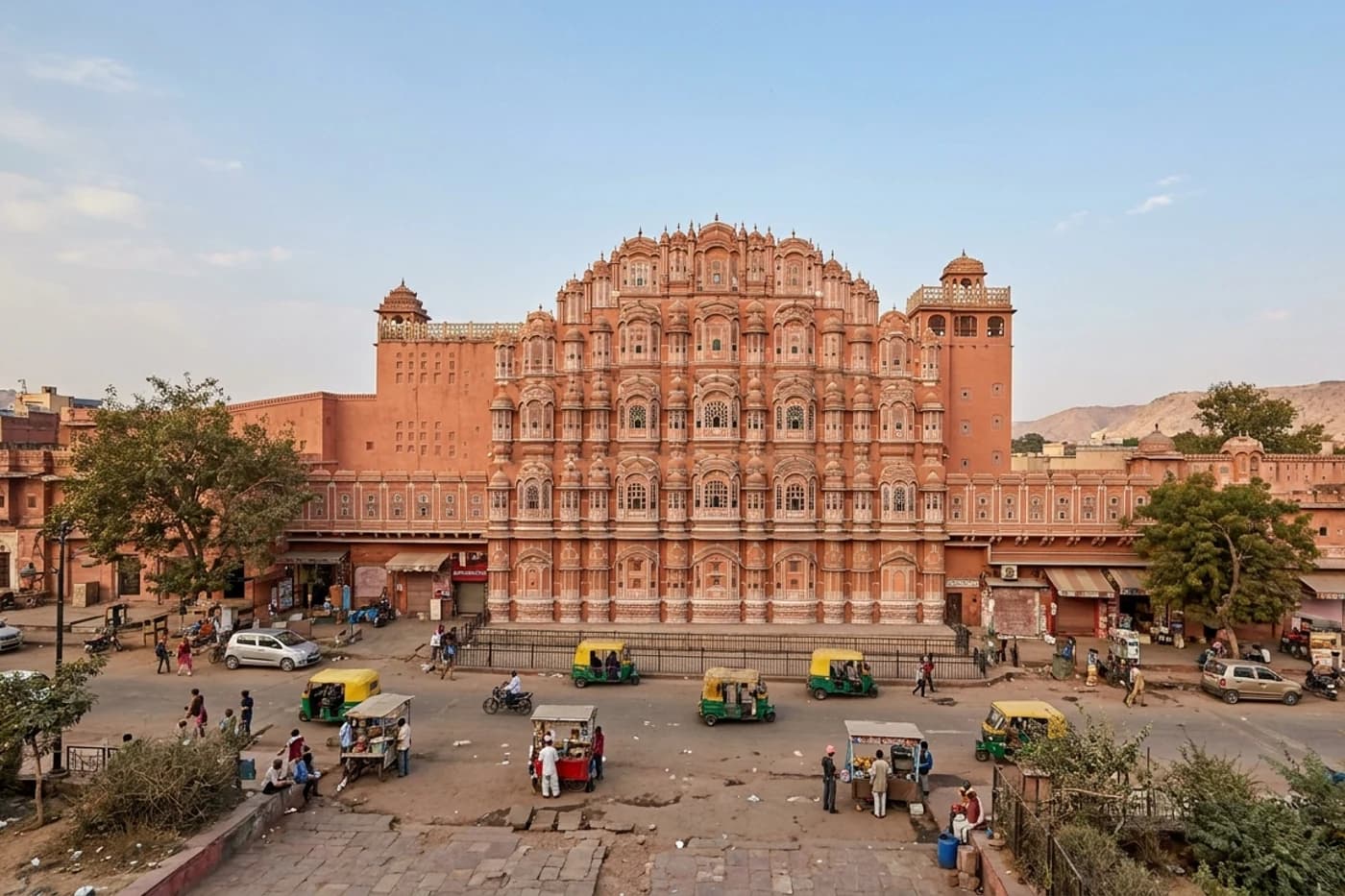 Jaipur and Bikaner, Rajasthan — route landscape created for this tour guide