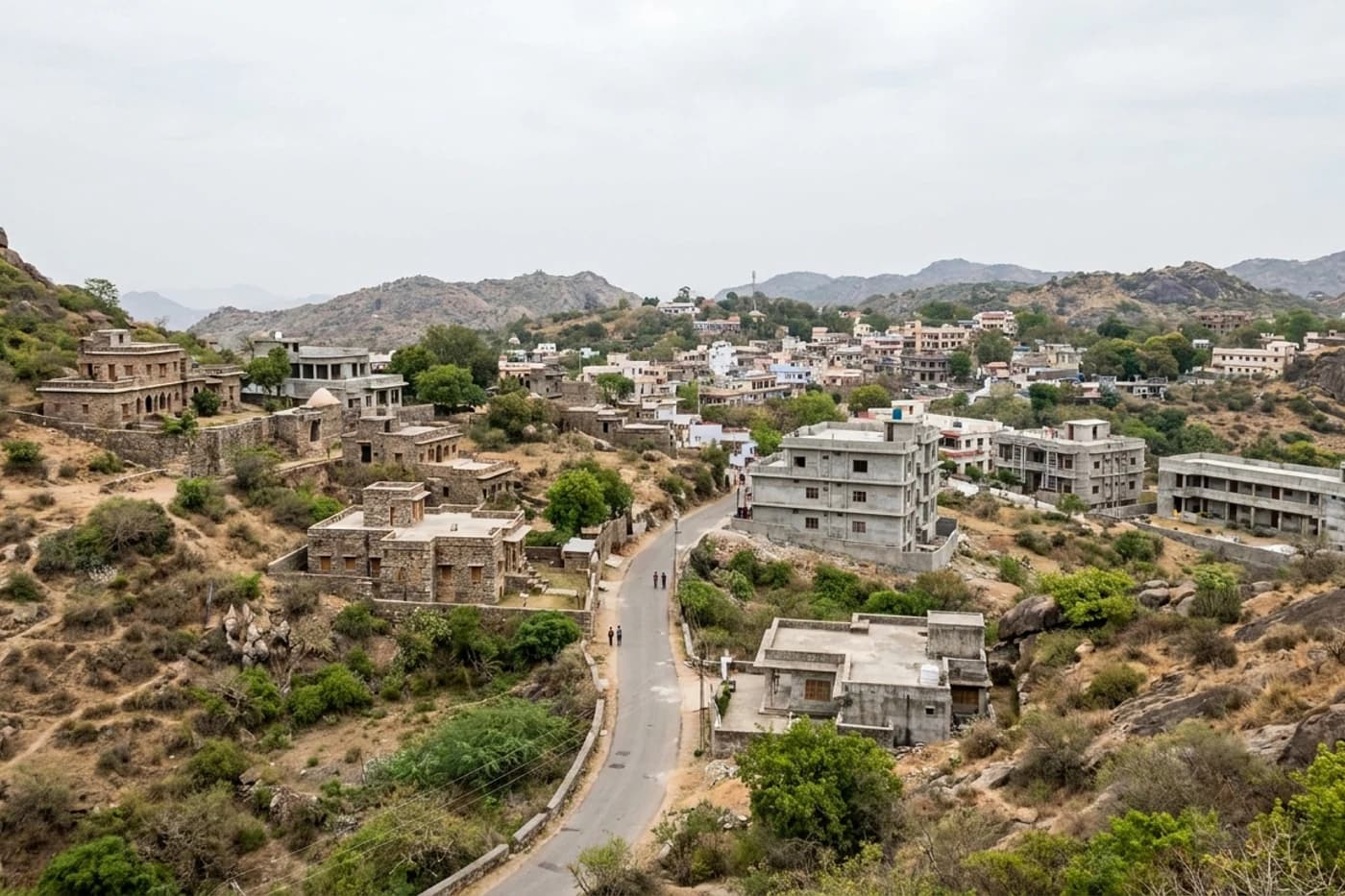 Mount Abu, Udaipur and Nathdwara, Rajasthan — route landscape created for this tour guide
