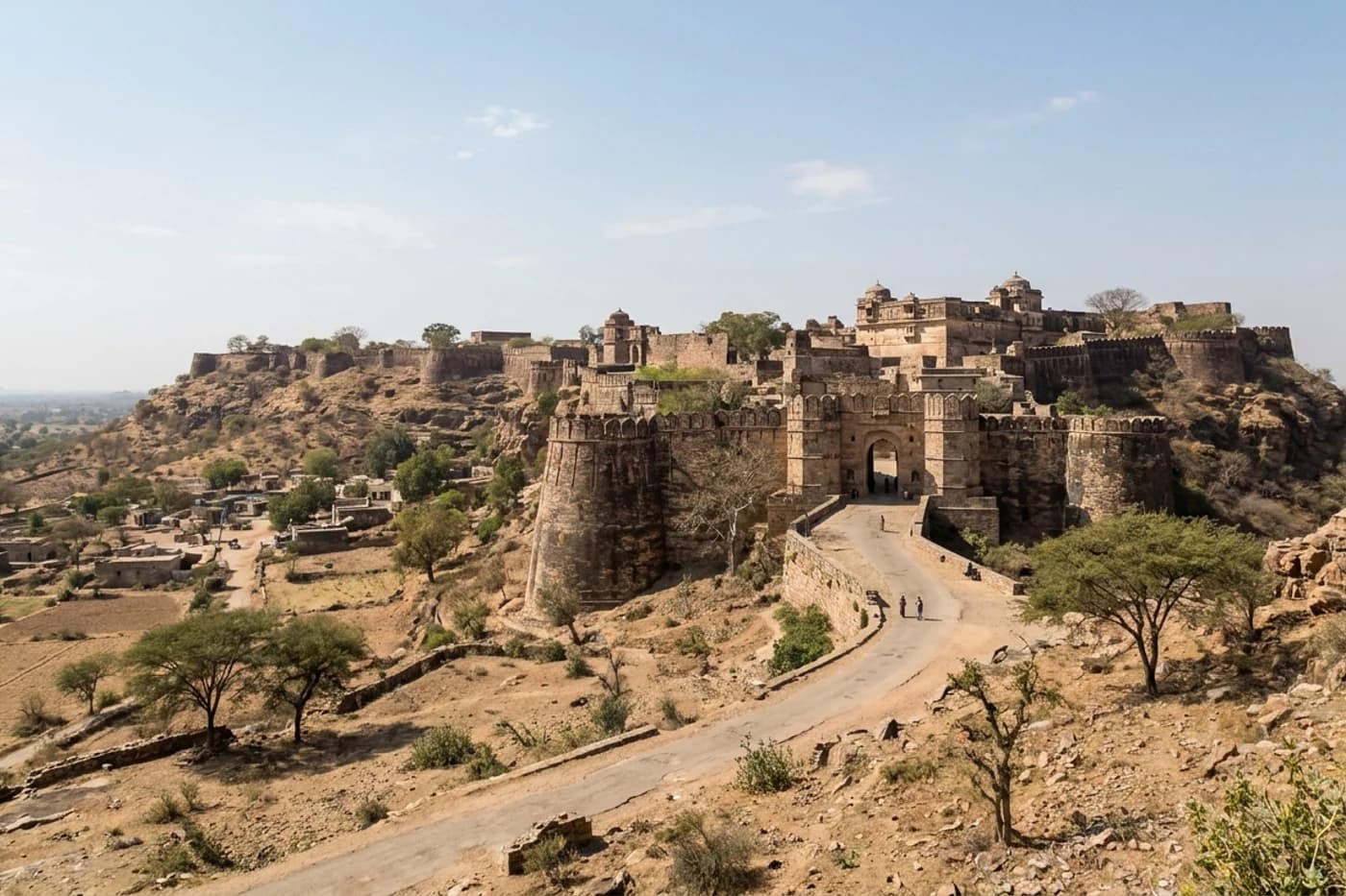 Chittorgarh, Pushkar and return, Rajasthan — route landscape created for this tour guide