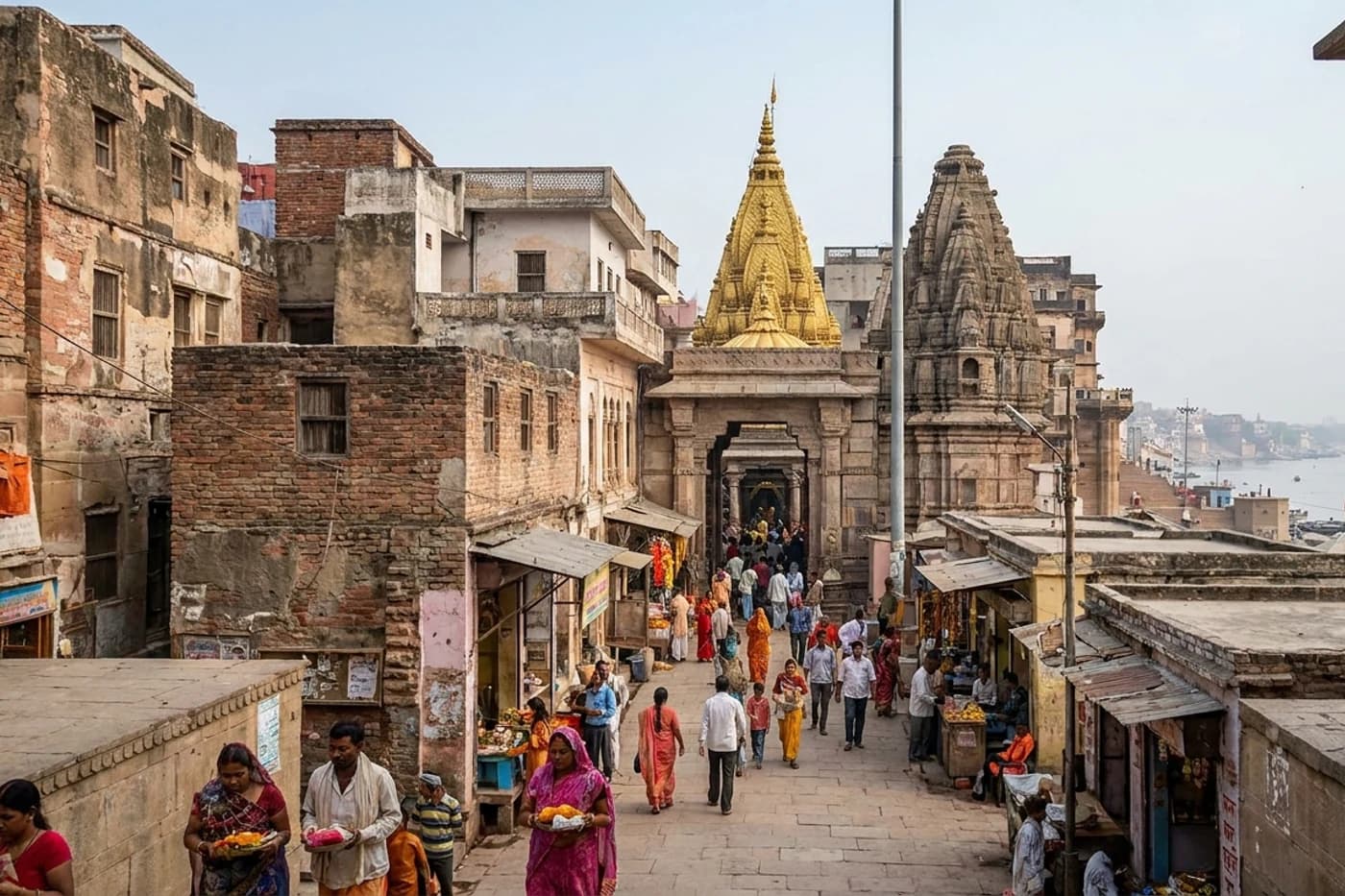 Kashi, Uttar Pradesh, Bihar and Jharkhand — route landscape created for this tour guide