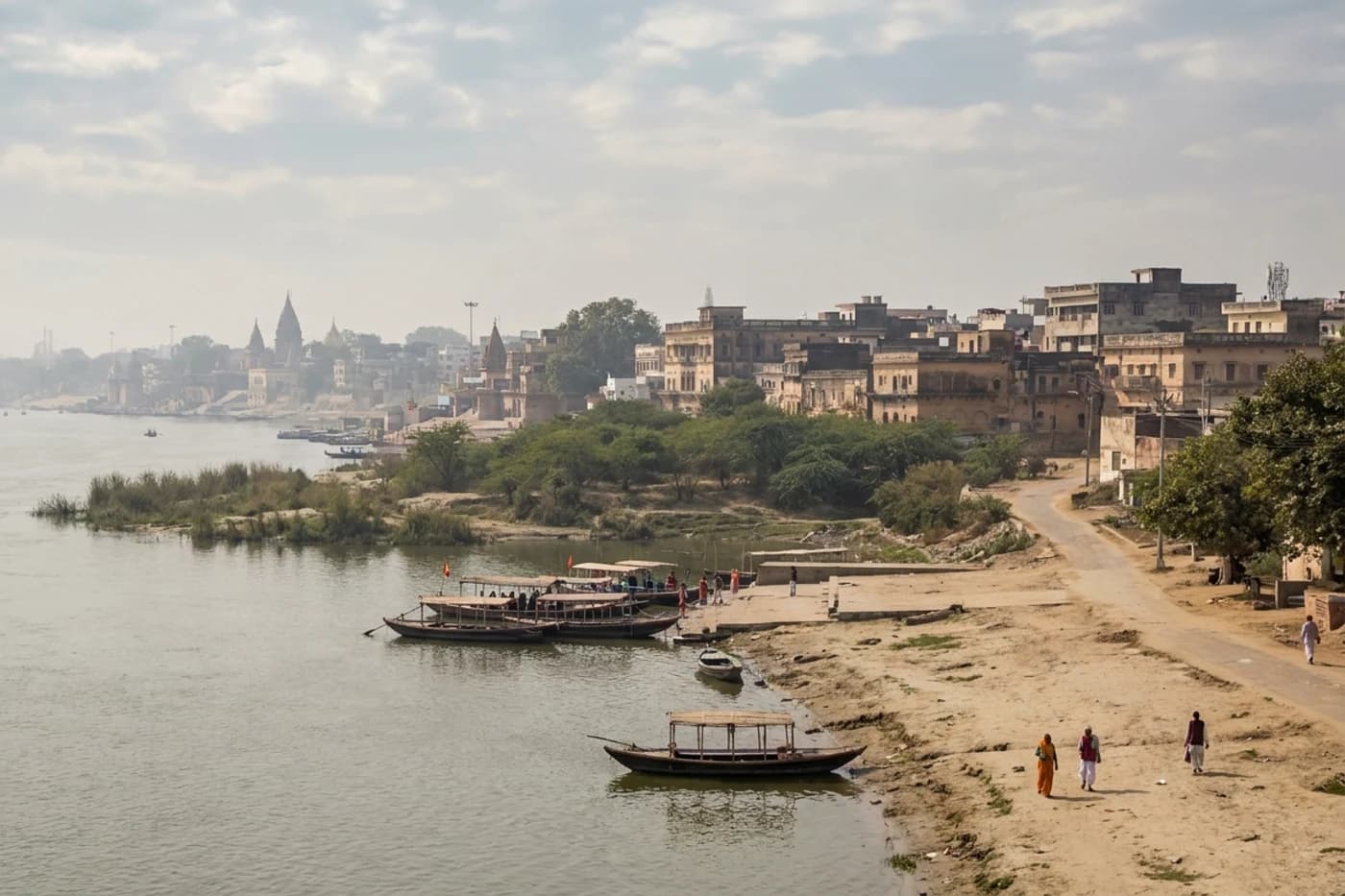 Prayagraj and Ayodhya, Uttar Pradesh, Bihar and Jharkhand — route landscape created for this tour guide