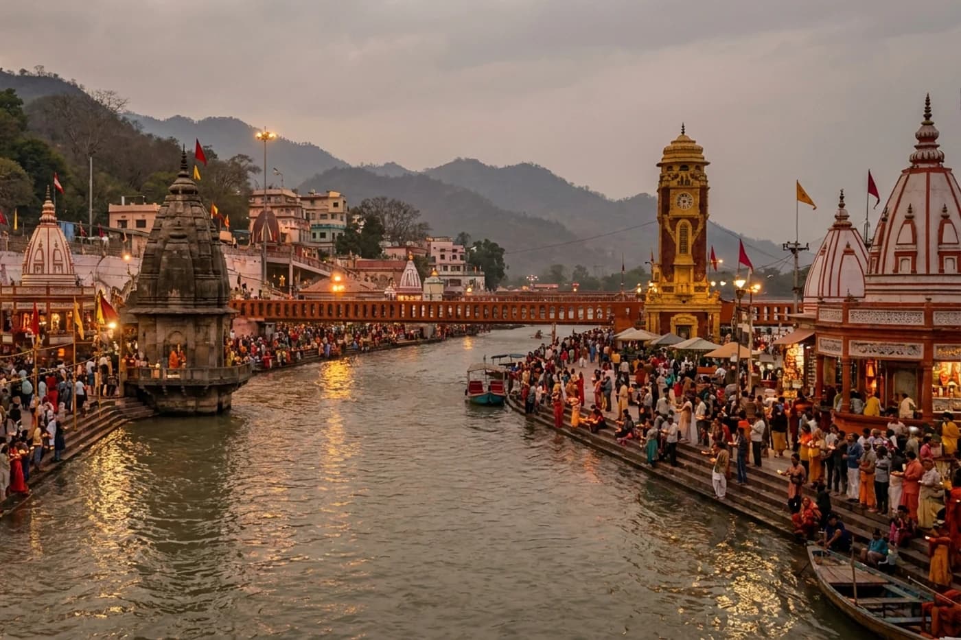 Haridwar, Uttarakhand — route landscape created for this tour guide