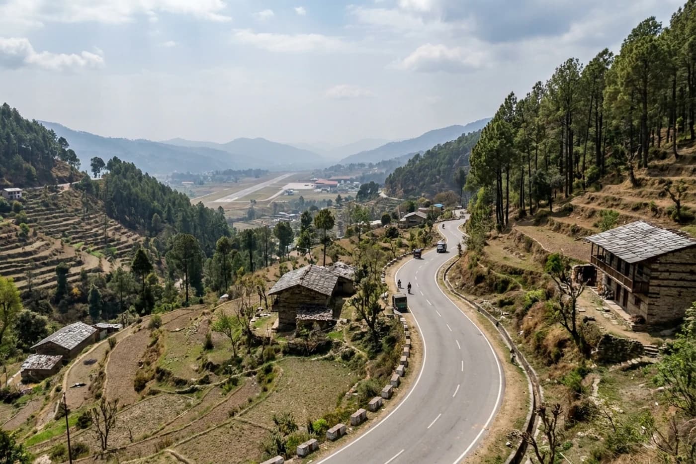 Return, Uttarakhand — route landscape created for this tour guide