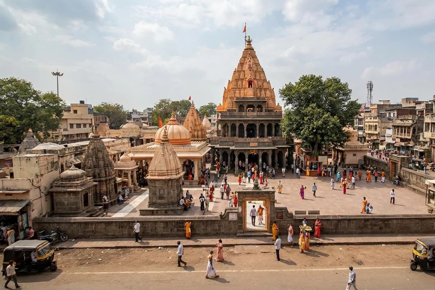 Ujjain, Ujjain, Omkareshwar and Indore — route landscape created for this tour guide