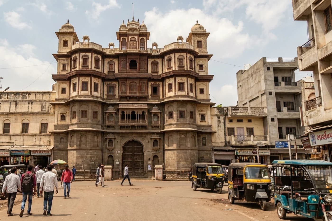 Indore and return, Ujjain, Omkareshwar and Indore — route landscape created for this tour guide