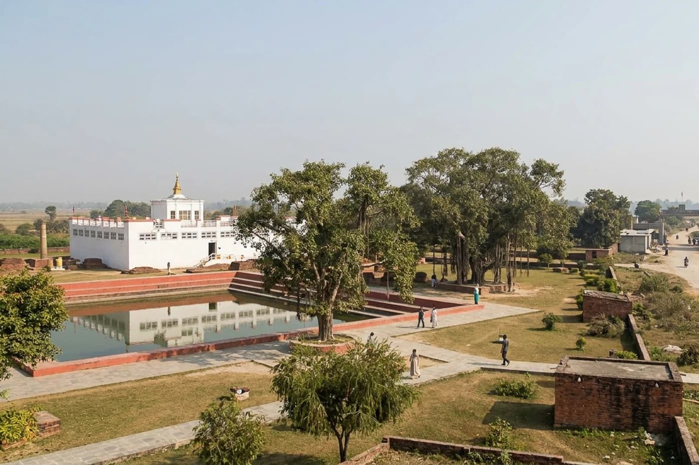Lumbini and return, Deoghar and Nepal — route landscape created for this tour guide
