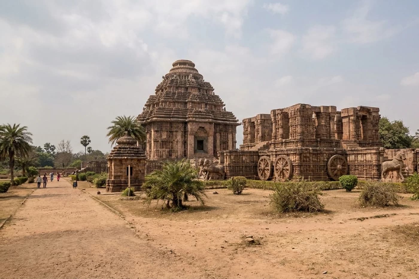Konark and 64 Yogini, Odisha — route landscape created for this tour guide
