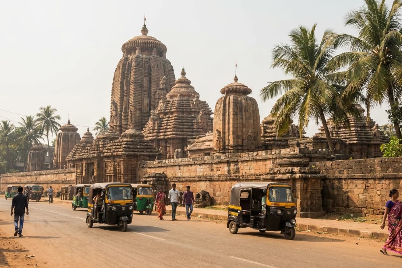 Bhubaneswar and return, Odisha — route landscape created for this tour guide