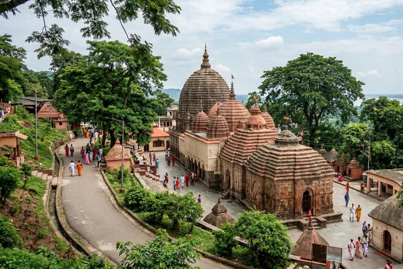 Guwahati and Meghalaya, Meghalaya, Assam and Arunachal Pradesh — route landscape created for this tour guide