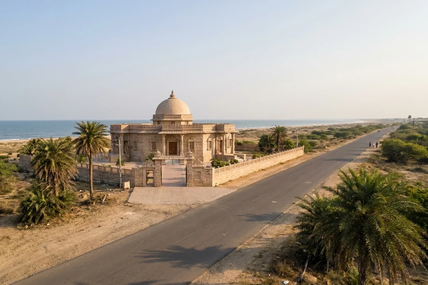 Porbandar and Somnath, Gujarat — route landscape created for this tour guide