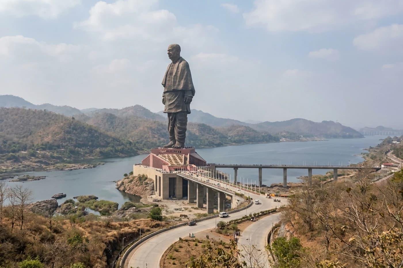 Gir/Nishkalank and Statue of Unity, Gujarat — route landscape created for this tour guide