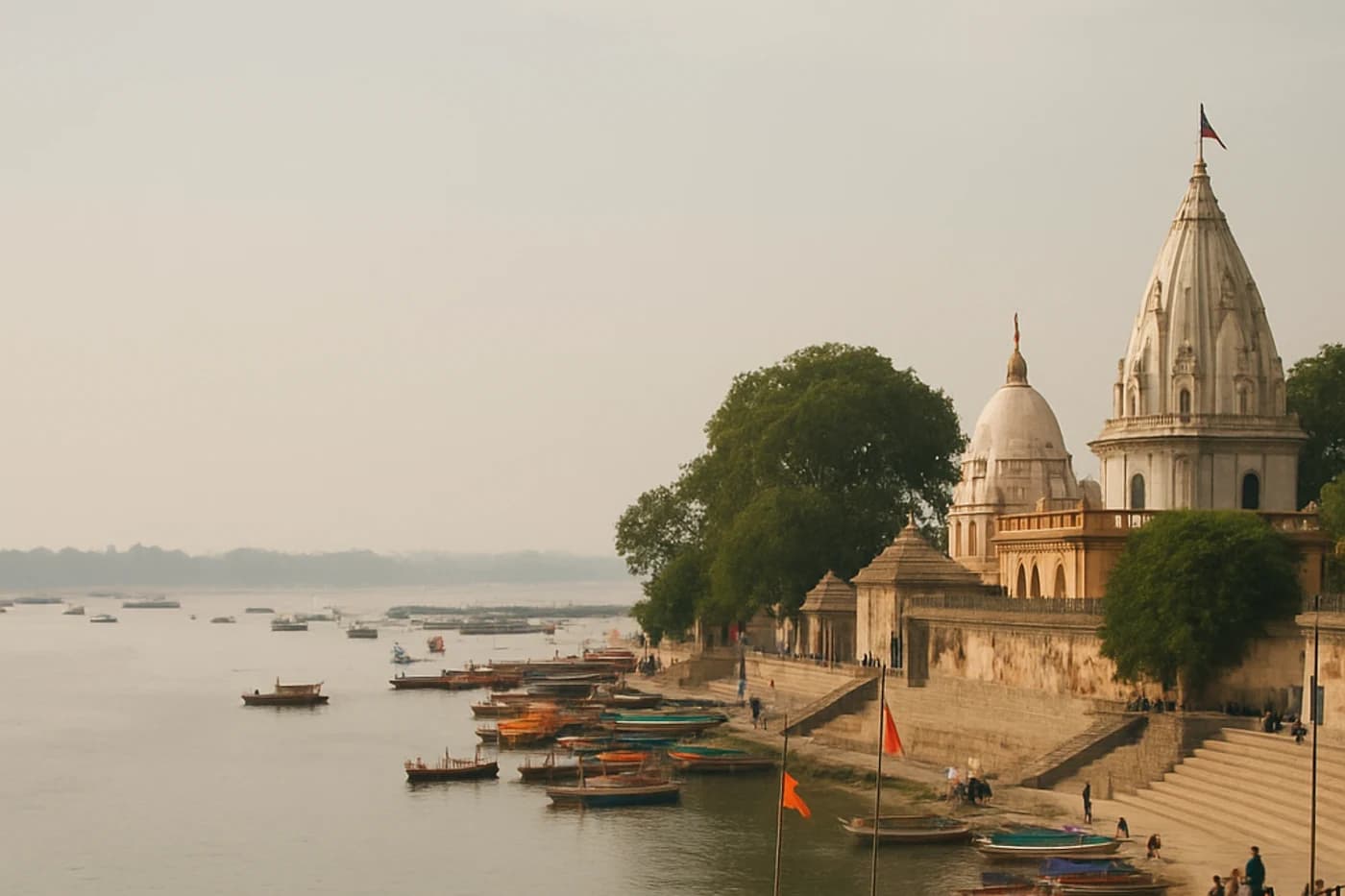 Ayodhya transfer and darshan, Varanasi, Ayodhya, Prayagraj — route landscape created for this tour guide