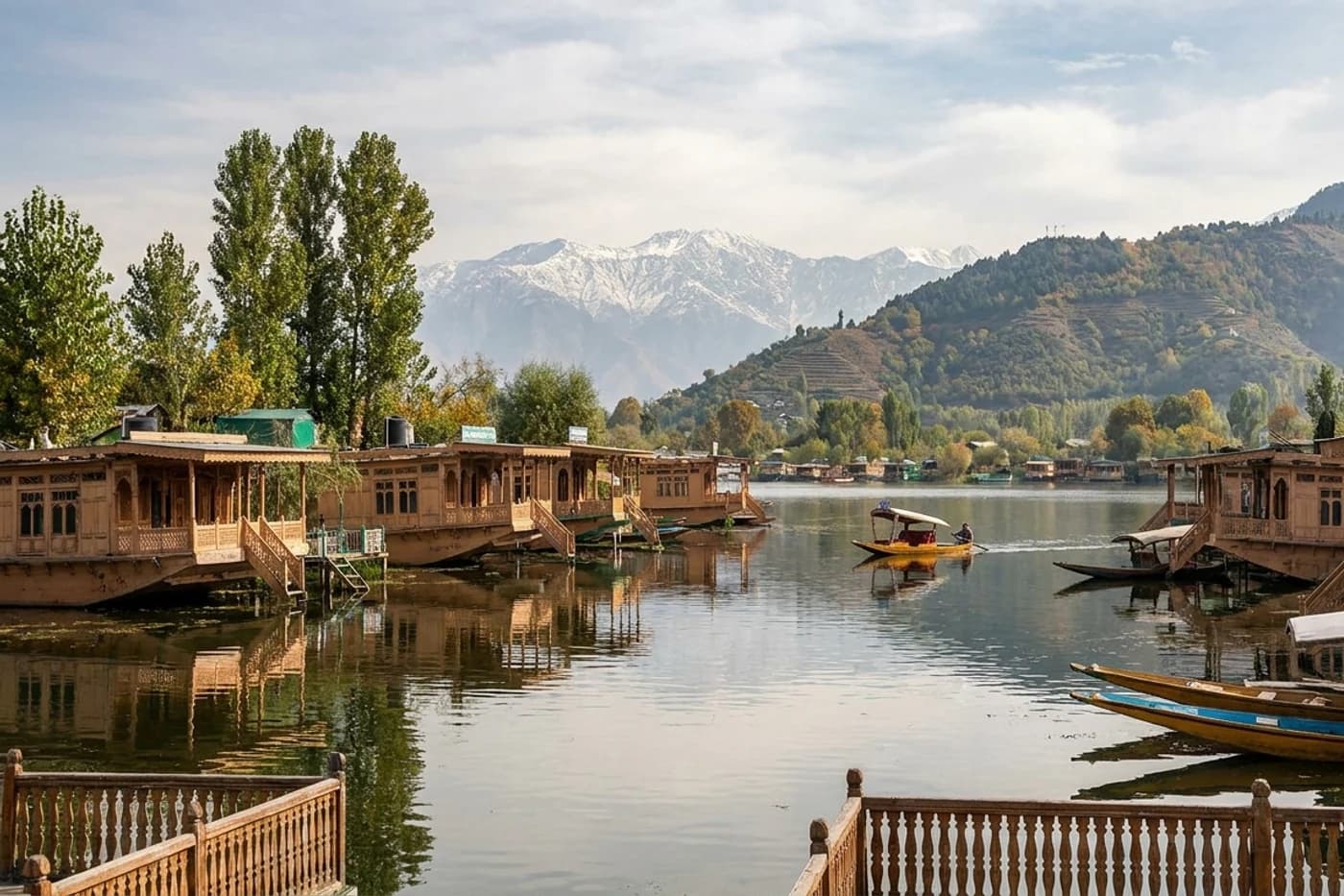 Srinagar, Kashmir — route landscape created for this tour guide