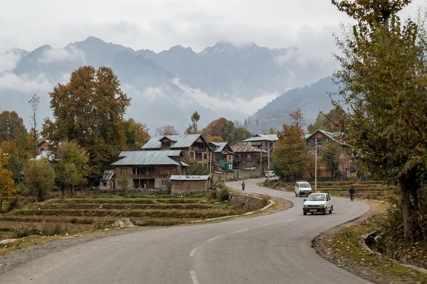 Return, Jammu, Katra, Amritsar and Kashmir — route landscape created for this tour guide