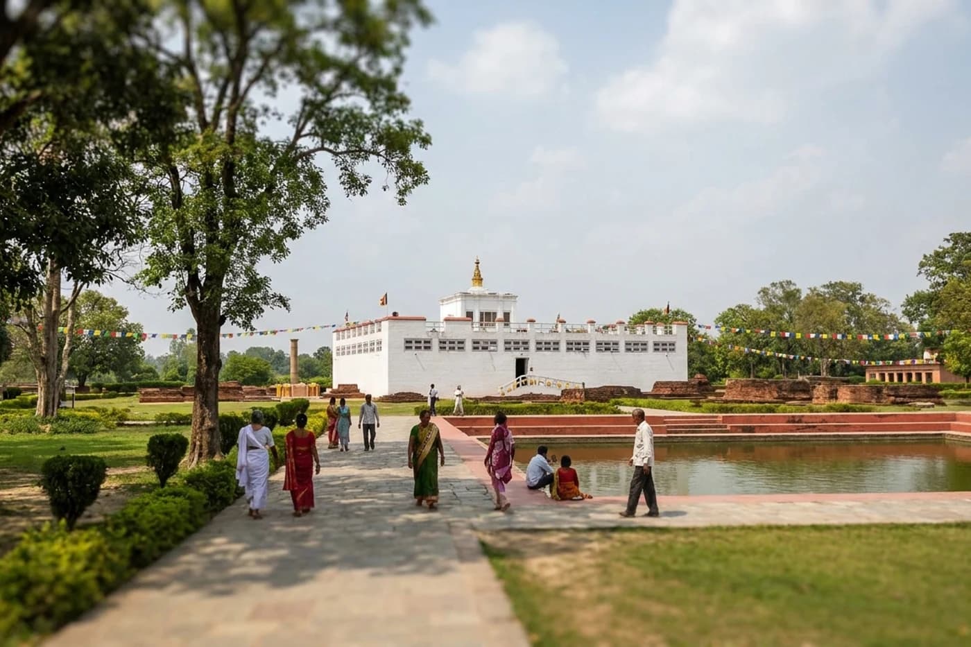 Departure, Kathmandu and Muktinath — route landscape created for this tour guide