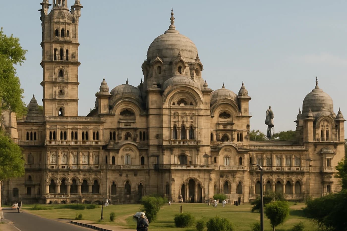 Vadodara, Statue of Unity and Ahmedabad, Rajasthan and Gujarat — route landscape created for this tour guide