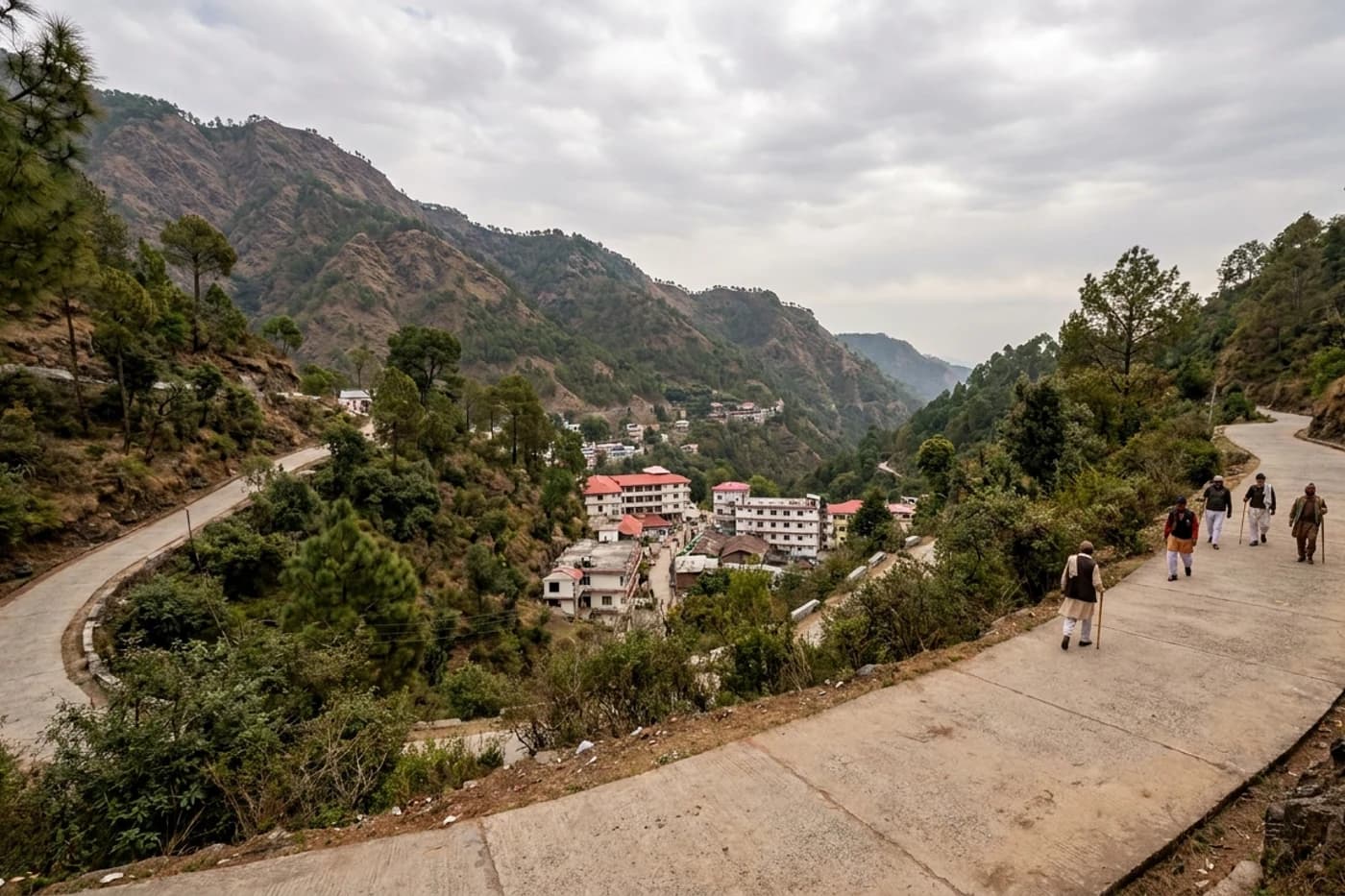Vaishno Devi, Punjab, Jammu and Himachal Pradesh — route landscape created for this tour guide
